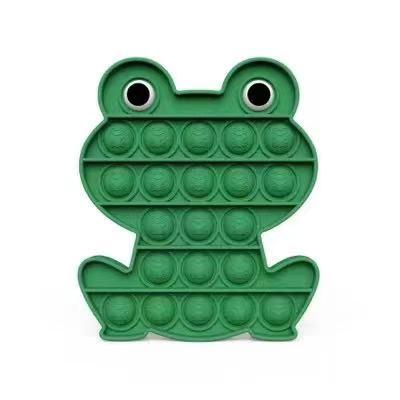 Wholesale Lovely Green Frog  Pop It Fidget Bubble Toy For Kids Adults