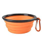 Promotional Custom Logo Collapsible Travel Dog Bowls Portable Food & Water Bowls