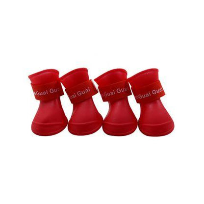 Wholesale Dog Candy Shoes Waterproof Booties Rubber Shoes Pet Rain Shoes - All Color