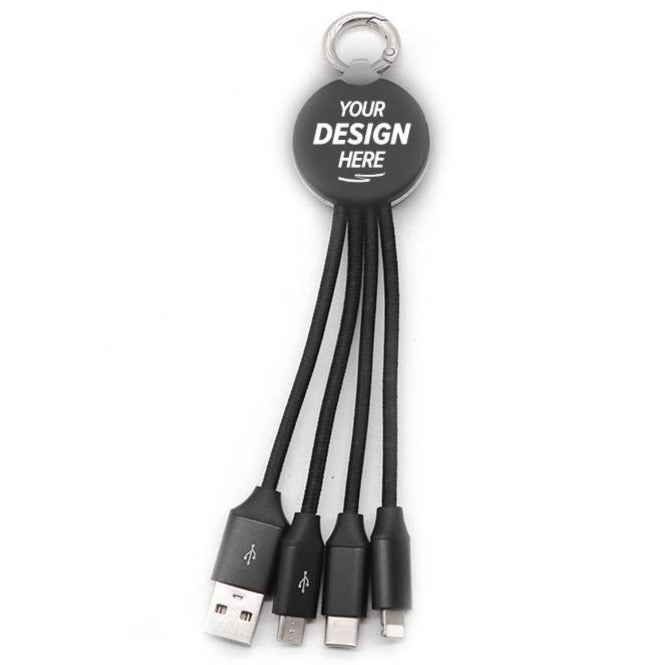 Custom 4 in 1 Light Cable | Logo Charging Cable | Bulk Charging Cables ...