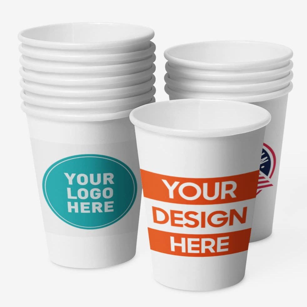 Custom Single Wall Paper Cups In All Sizes, Logo or Design Paper Cups ...