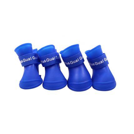 Wholesale Dog Candy Shoes Waterproof Booties Rubber Shoes Pet Rain Shoes - All Color