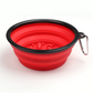 Promotional Custom Logo Collapsible Slow Feeding Pet Folding Silicone Bowl