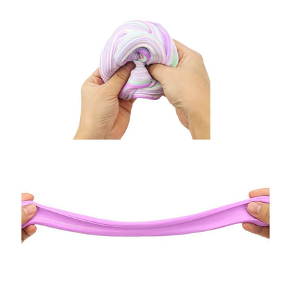 Promotional Custom Logo 10oz Jumbo Soft Floam Slime Putty Stress Relief Toy Scented Sludge 4 Colors