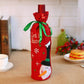 Custom Logo Christmas Wine Bottle Cover Bags Snowman Santa Claus