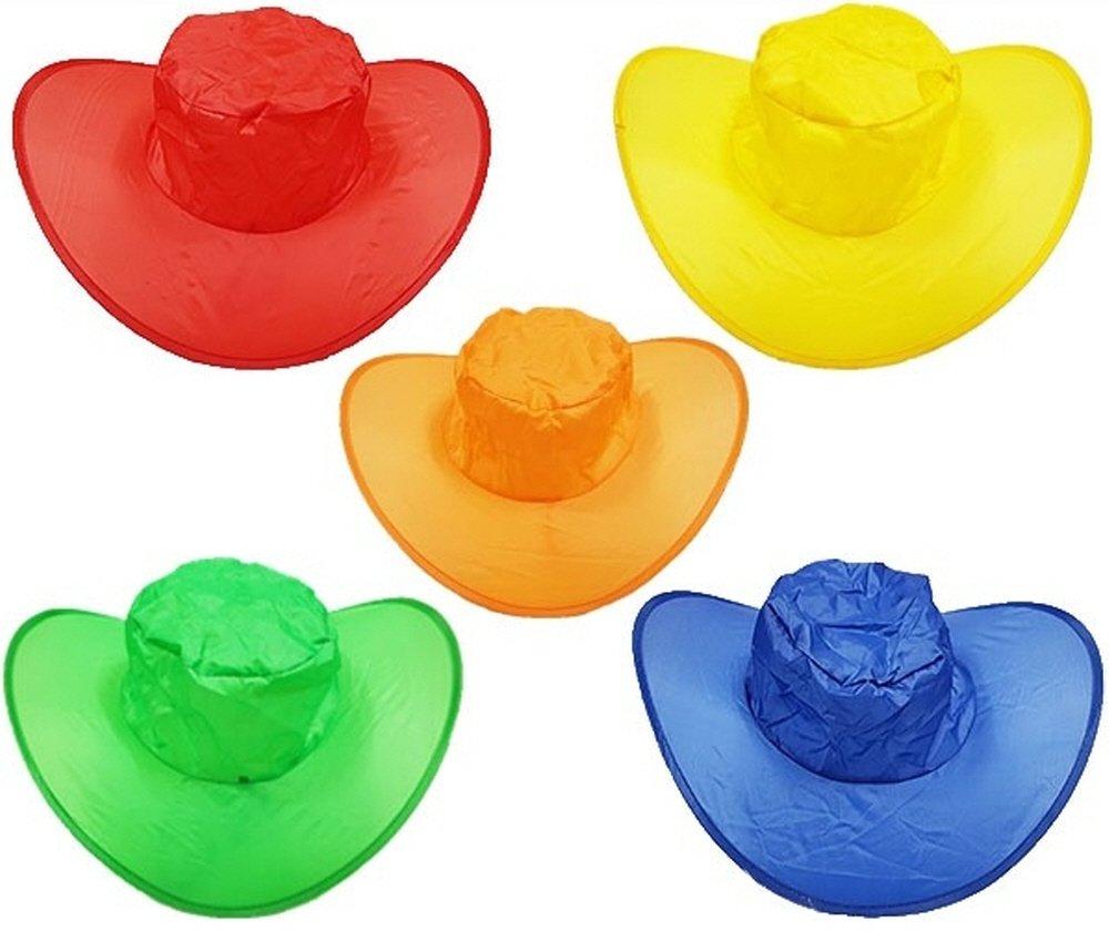 Bulk Twist and Fold Colorful Sun Hats for Sunny, Rainy and Fun Days
