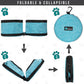Promotional Collapsible Dog Bowls, 2 Bowls, Travel Dog Bowls, Portable Water Bowl for Dog Puppy Cat Pets - Zip Up