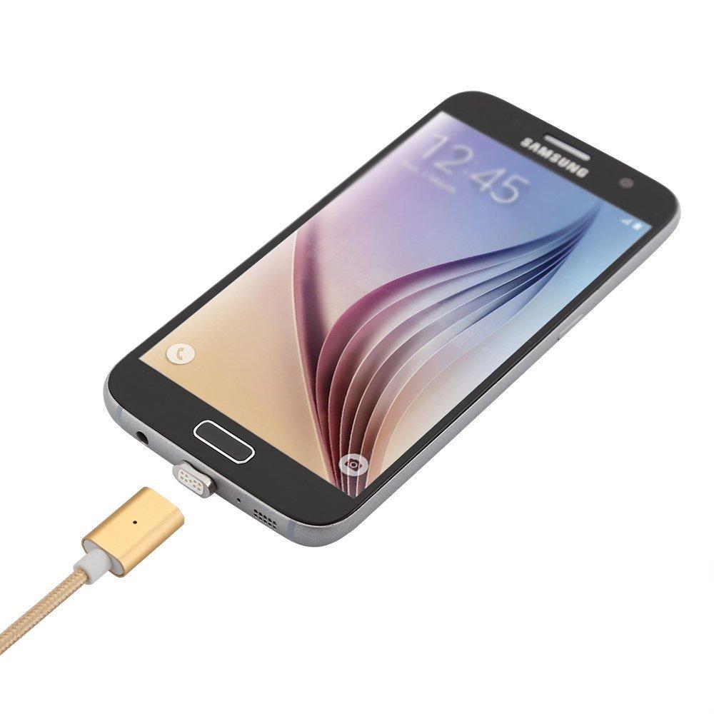 Bulk Magnetic Heads 3 in 1 Braided Fast Charging Usb Cord With Lighting, Micro USB and Type C