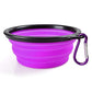 Promotional Custom Logo Collapsible Travel Dog Bowls Portable Food & Water Bowls