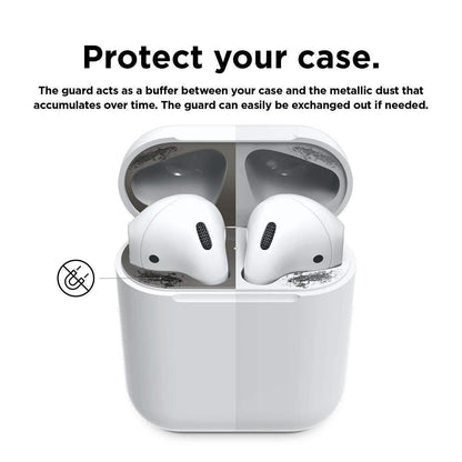 Bulk Metal Dust Guard Protective Case Shell Skin Dustproof Stickers For Apple Airpods
