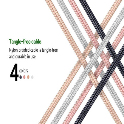 Bulk Magnetic Heads 3 in 1 Braided Fast Charging Usb Cord With Lighting, Micro USB and Type C