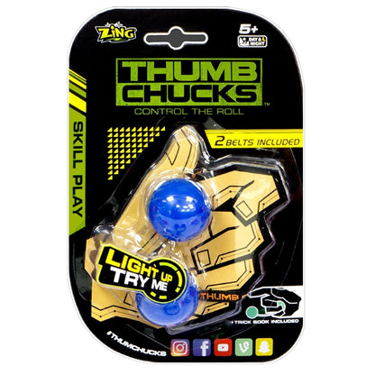 Wholesale Bulk Glow Thumb Chucks - Assorted Colors