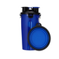 Promotional Custom Logo 2 In 1 Pet Travel Water And Food Bottle With Foldable Pet Bowl