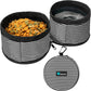 Promotional Collapsible Dog Bowls, 2 Bowls, Travel Dog Bowls, Portable Water Bowl for Dog Puppy Cat Pets - Zip Up