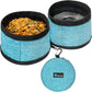 Promotional Collapsible Dog Bowls, 2 Bowls, Travel Dog Bowls, Portable Water Bowl for Dog Puppy Cat Pets - Zip Up
