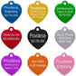 Custom Logo Engraving Pet ID Tags, All Shapes & Colors to Choose From