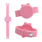 Custom Logo Adjustable Hand Sanitizer Dispenser Silicone Wristbands Round