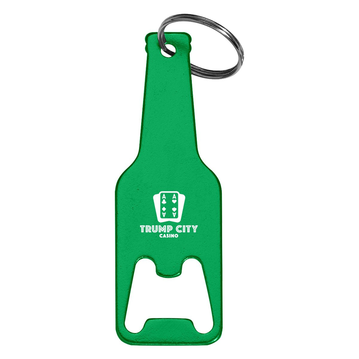 Promotional Custom Logo Bottle Shaped Opener Key Tag