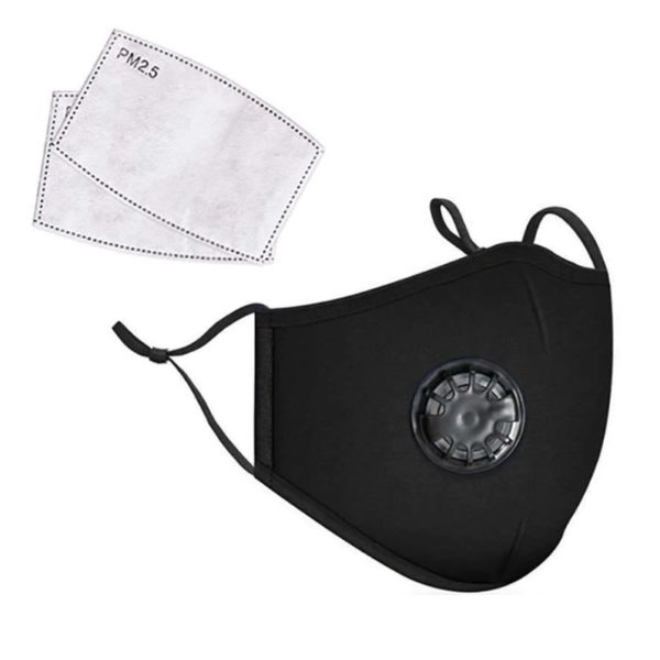 Bulk Fashion PM2.5 Filter Face Mask With Extra Carbon Filter Respirator Mask