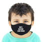 Custom Logo Kids Cotton Face Mask Protects From Dust And Pollution - 2 Ply
