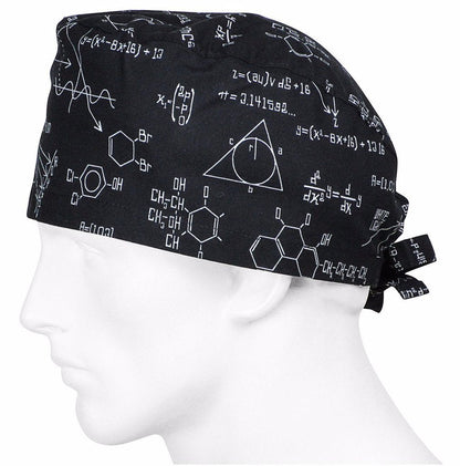 Bulk Scrub Caps, Printed Scrub Caps - One Size Fits All