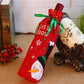 Custom Logo Christmas Wine Bottle Cover Bags Snowman Santa Claus