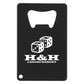 Promotional Custom Logo Credit Card Shaped Bottle Opener