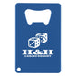 Promotional Custom Logo Credit Card Shaped Bottle Opener