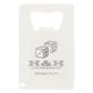 Promotional Custom Logo Credit Card Shaped Bottle Opener