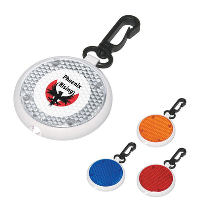 Custom Logo Dual Function Led Blinking Keychain Light