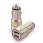 Bulk Dual USB Metal Alloy Car Charger Adapter with Emergency Safety Hammer Function - All Models