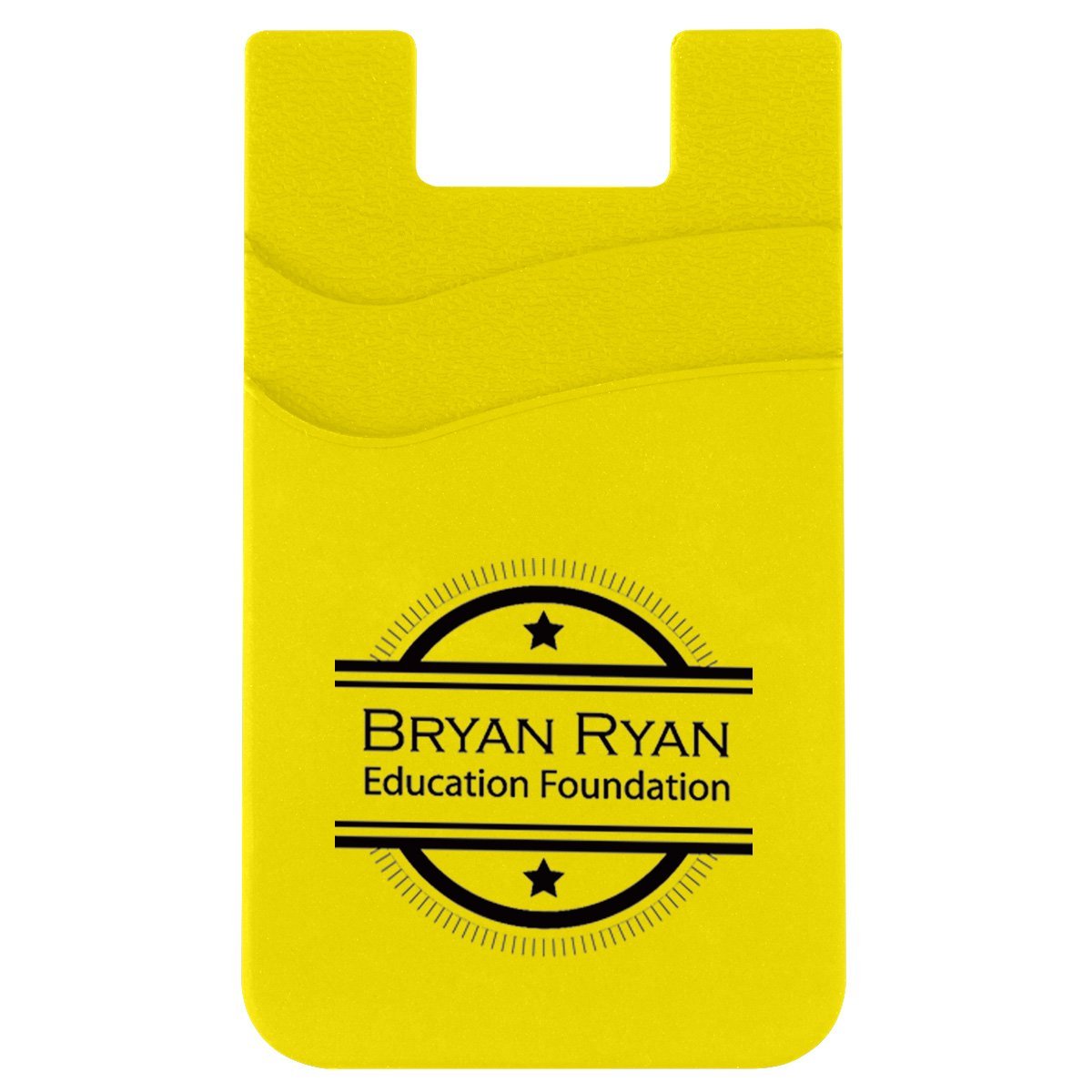 Promotional Custom Logo Dual Pocket Silicone Phone Wallet