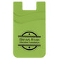 Promotional Custom Logo Dual Pocket Silicone Phone Wallet