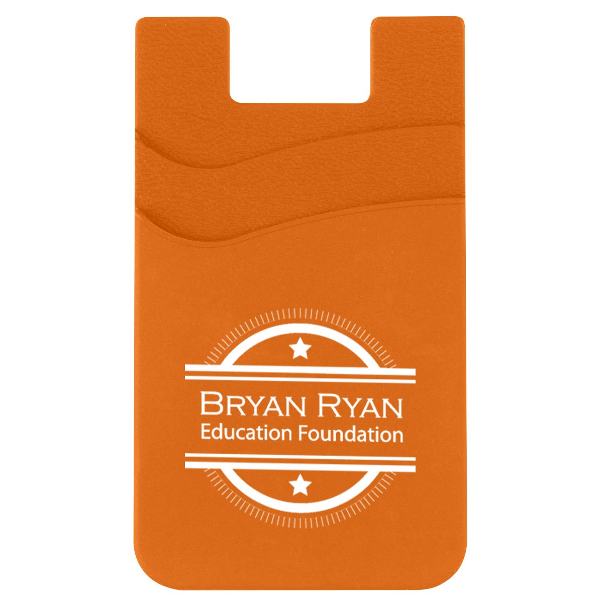 Promotional Custom Logo Dual Pocket Silicone Phone Wallet