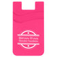 Promotional Custom Logo Dual Pocket Silicone Phone Wallet