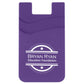 Promotional Custom Logo Dual Pocket Silicone Phone Wallet