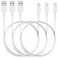 Bulk Lightning Connector to USB Charging and Sync Cable - 3 Pack