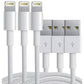 Bulk Lightning Connector to USB Charging and Sync Cable - 3 Pack
