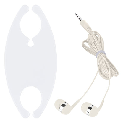 Promotional Custom Logo Earbuds With Cord Organizer