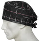 Bulk Scrub Caps, Printed Scrub Caps - One Size Fits All
