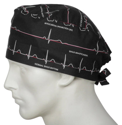 Bulk Scrub Caps, Printed Scrub Caps - One Size Fits All