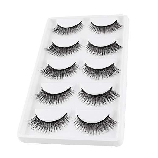 Bulk 10 Pieces Natural Sparse Cross Eye Lashes Extension