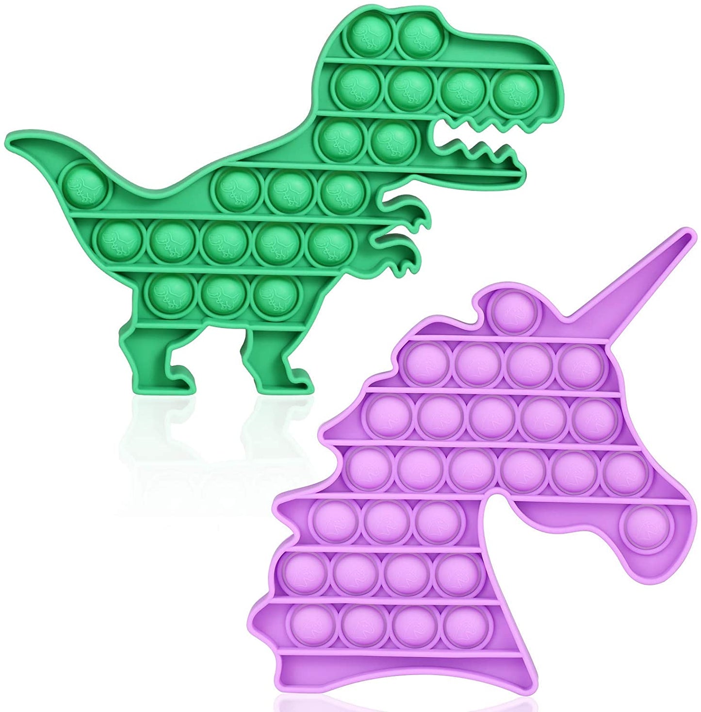 Wholesale Fidget Toys Pop It Unicorn And Dino Push On Pop Bubble Fidget Sensory Toy
