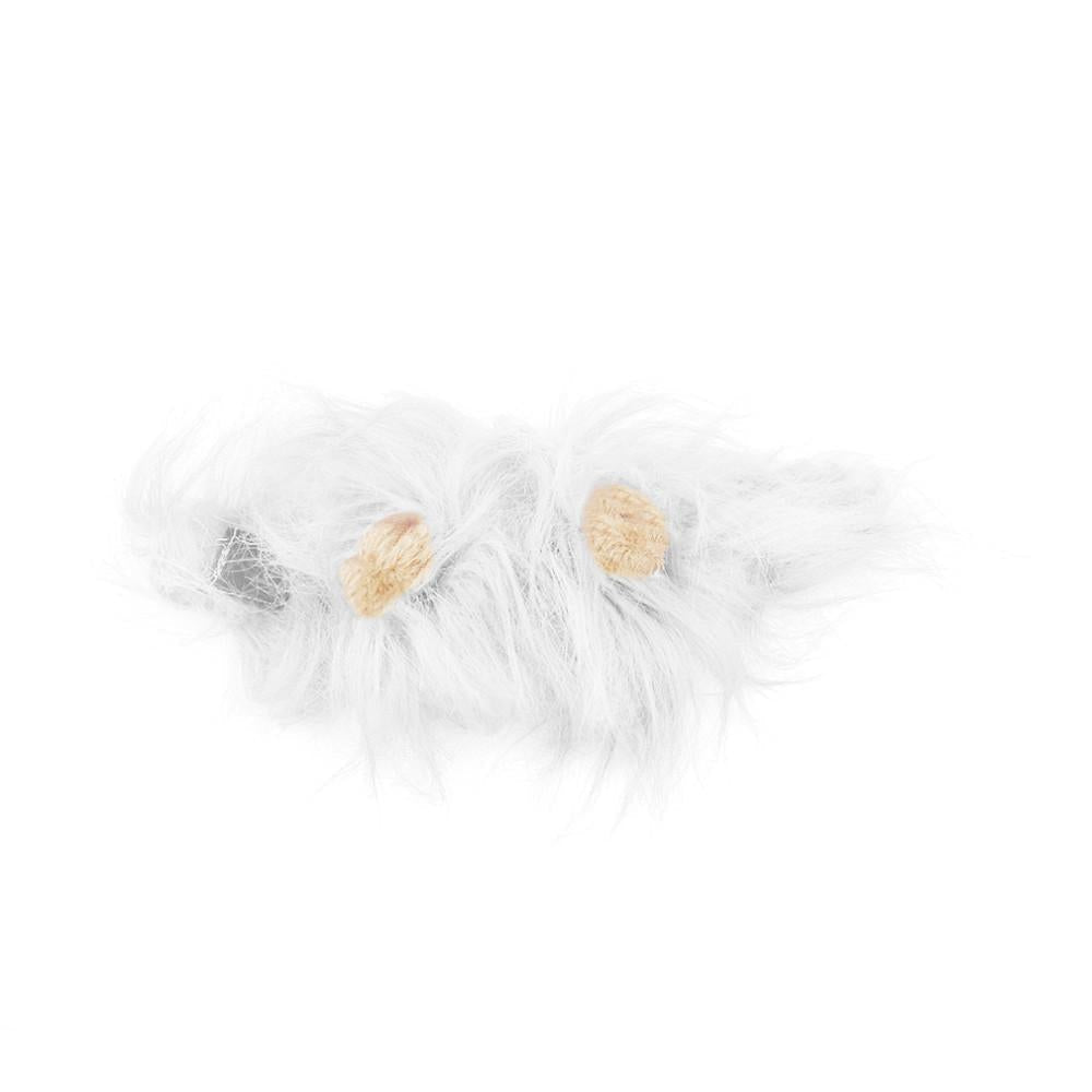 Wholesale Bulk Pet Cat Dog Dress Up Costume Wig Emulation Lion Hair Mane Ears Head Cap Autumn Winter Muffler Scarf Pet Products