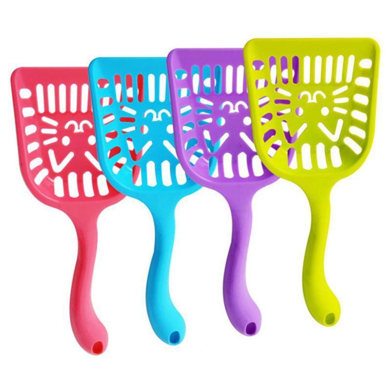 Bulk Dog Puppy Cat Kitten Plastic Cleaning Tool Scoop Poop Shovel Waste Tray For Pet Products Supplies