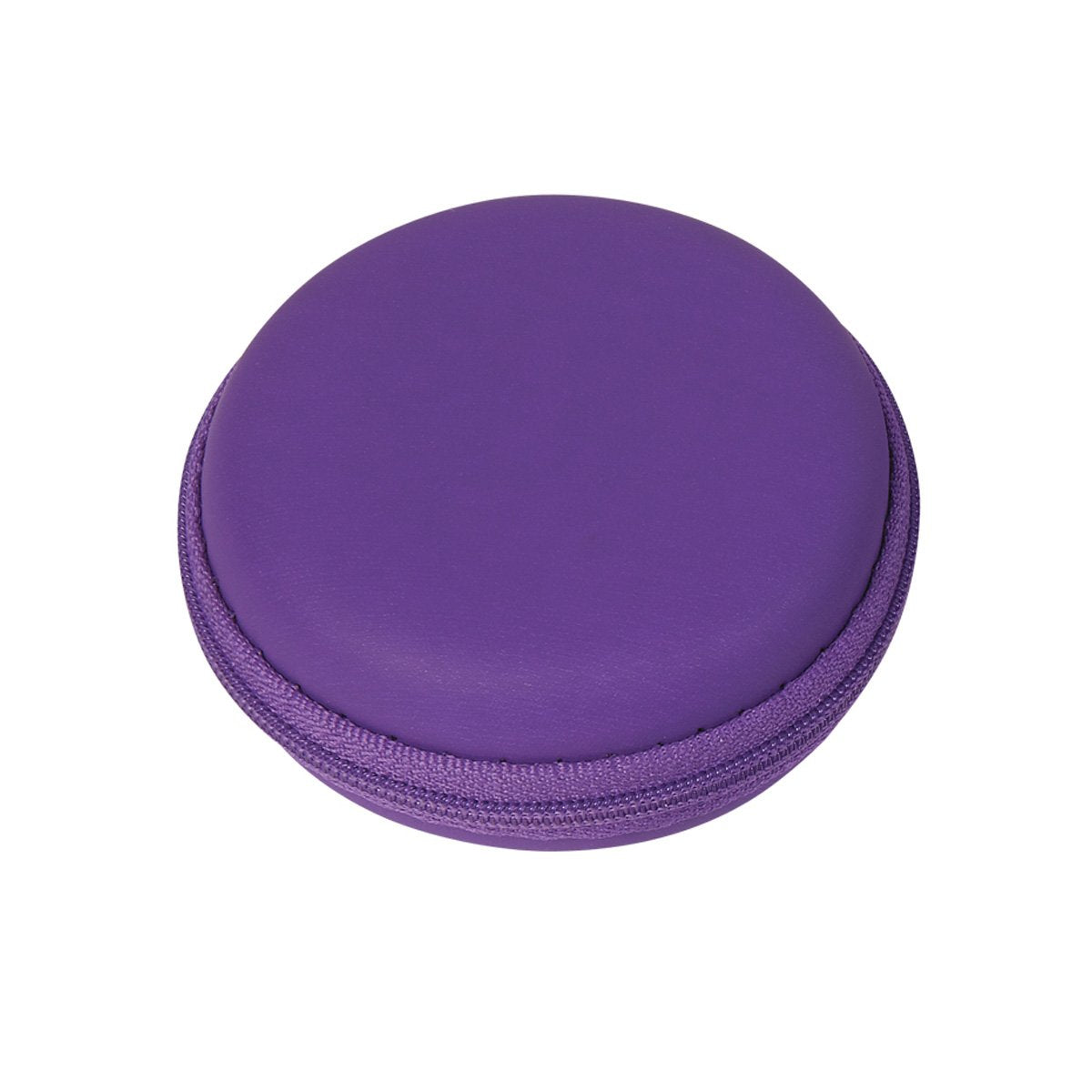 Custom Logo Round Travel Case For Charger Earphone