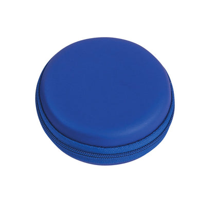 Custom Logo Round Travel Case For Charger Earphone