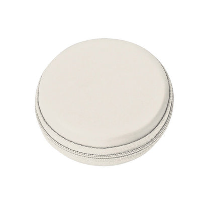 Custom Logo Round Travel Case For Charger Earphone