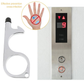 Custom Logo No-Touch Anti-bacterial Opener Keychain & Promotional Contactless Door Opener