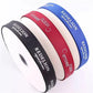 Custom Logo Imprinted Premium Satin Ribbons - 100 Yards